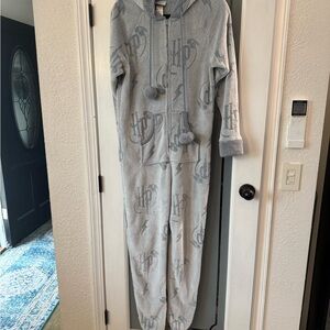 Harry Potter Hogwarts Faux Fur onesie